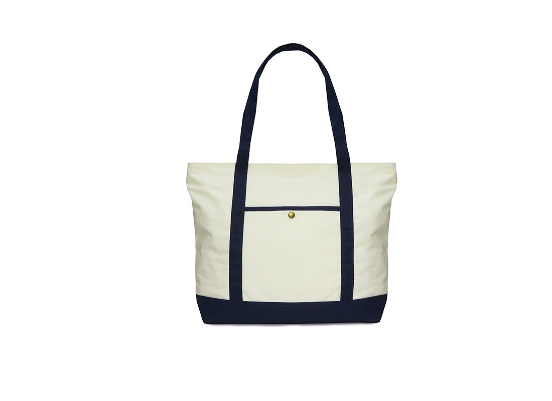 Canvas Tote 21001 White Color Front
