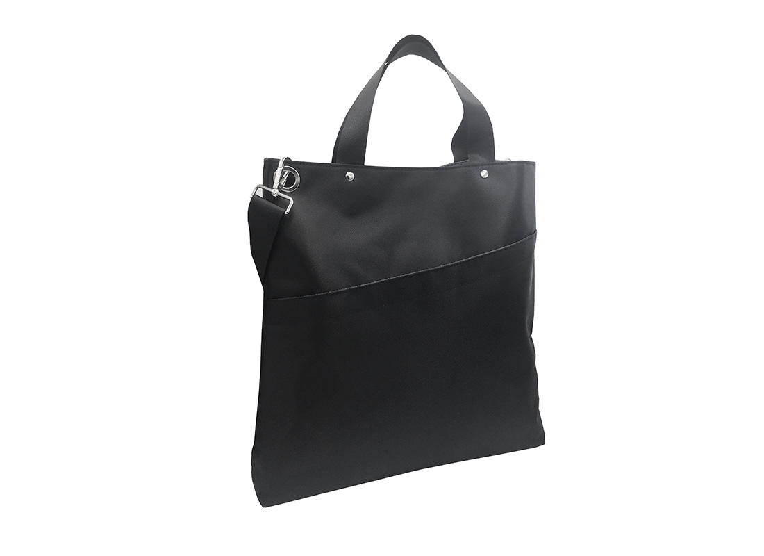 Black Tote Bag for Men R side