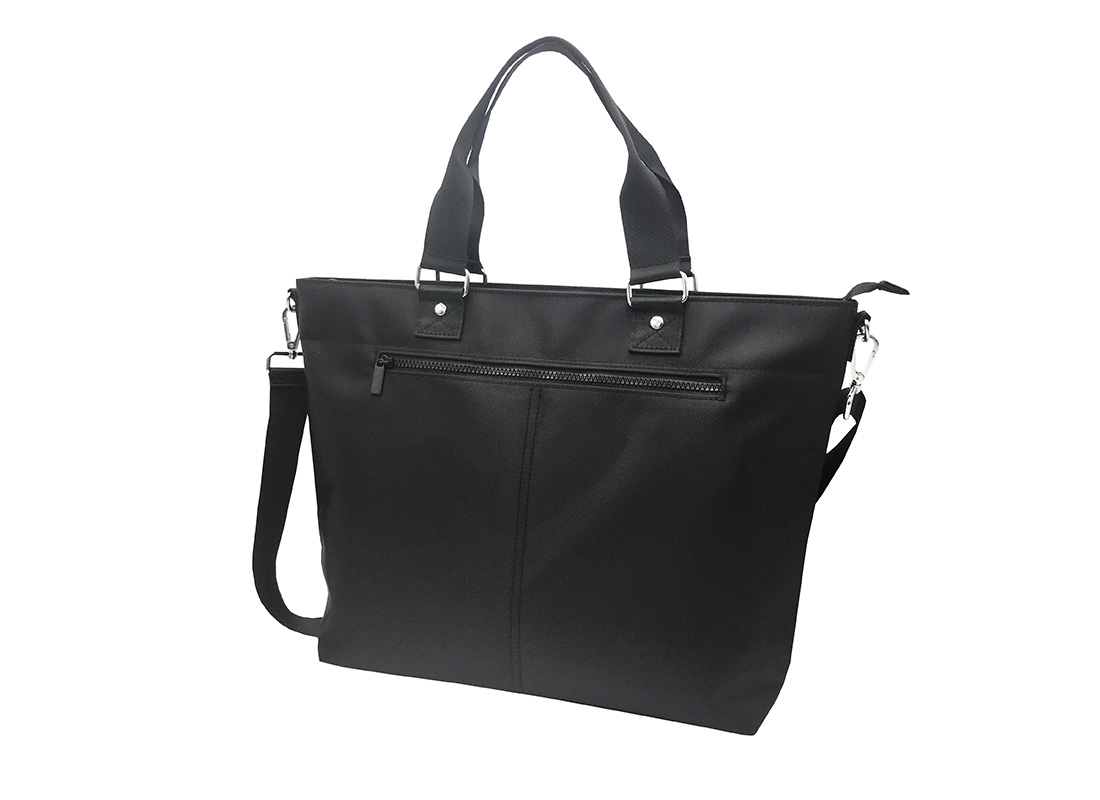 Luxury Tote Bag for Men in Black R side