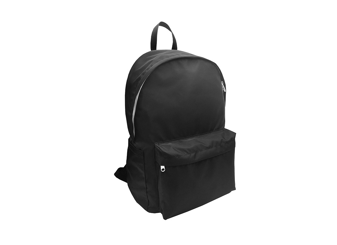 Folded Backpack in Black L side