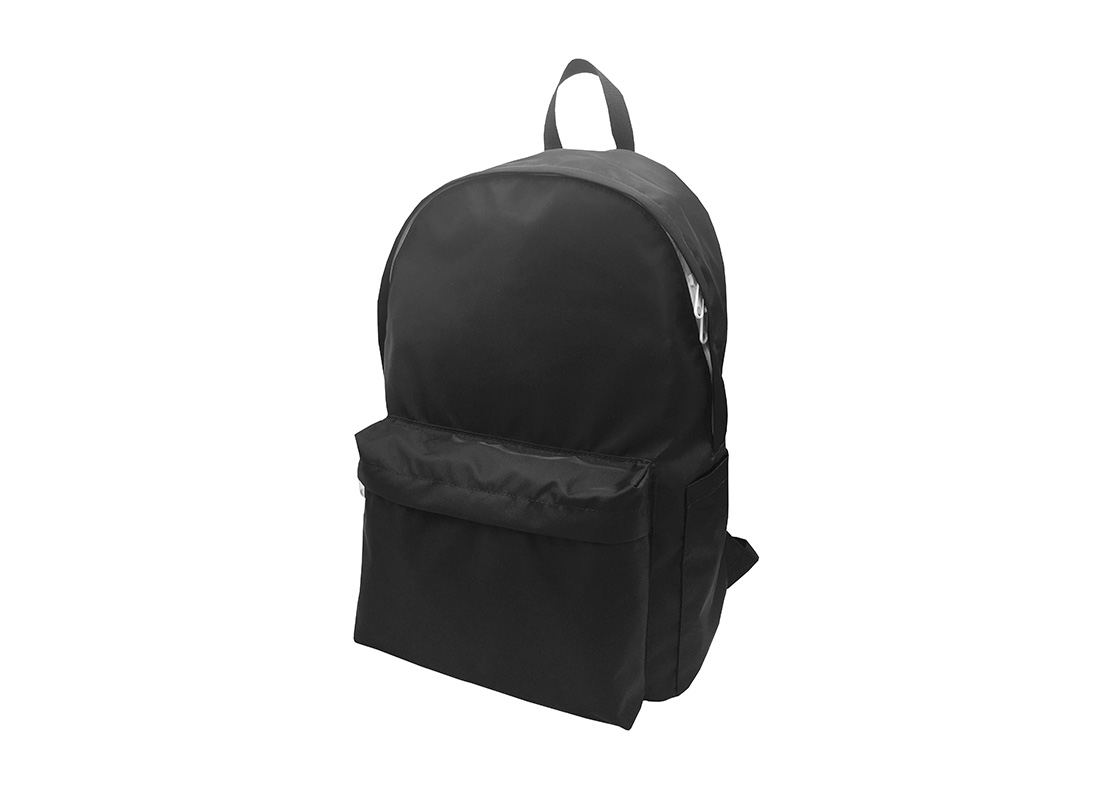 Folded Backpack in Black R side