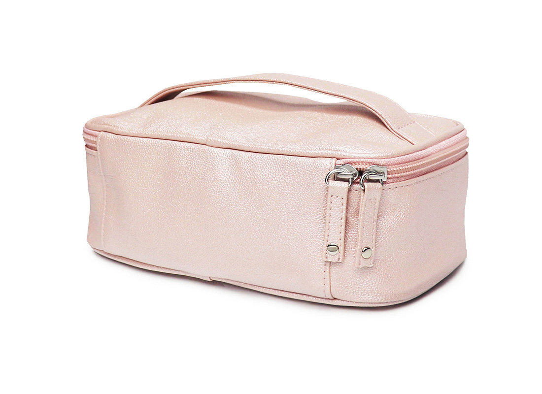sparkly cosmetic bag - 20009 - pink r back