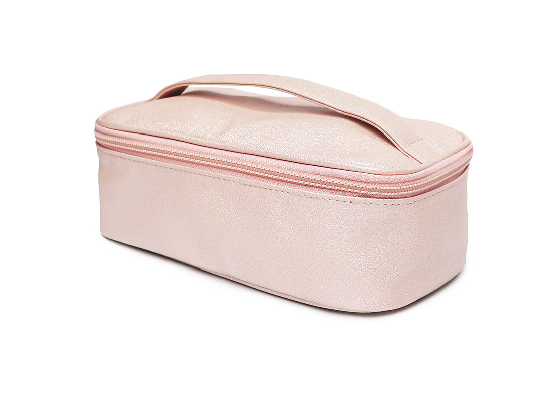 sparkly cosmetic bag - 20009 - pink r side