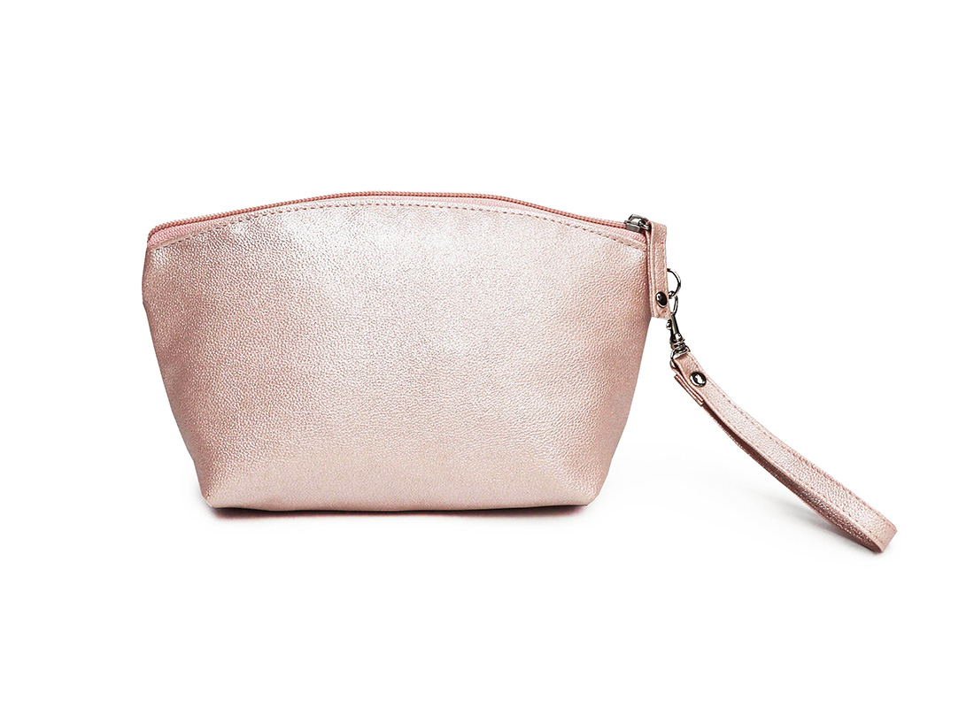 Sparkly cosmetic bag - 20011- pink back