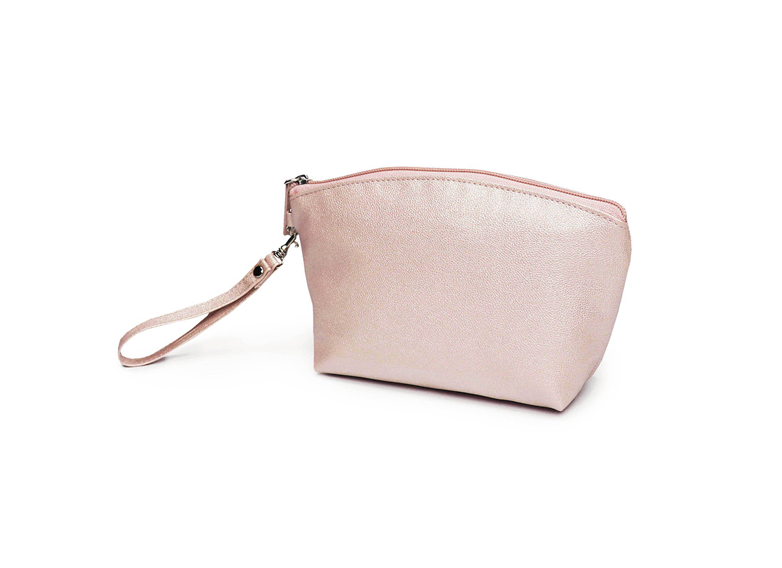 sparkly cosmetic bag - 20011 - pink R back