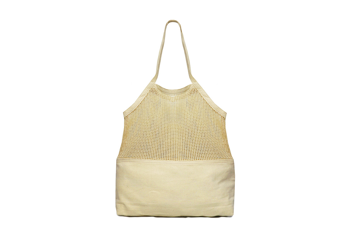 Mesh Tote 21004 Natural Back