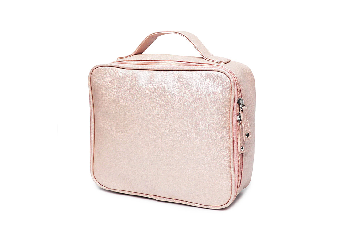sparkly cosmetic bag - 20012 - pink r side