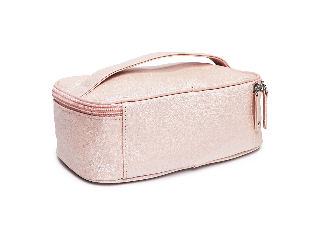 sparkly cosmetic bag - 20009 - pink L back
