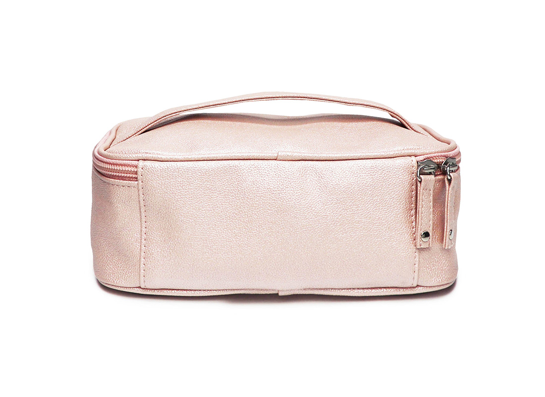 sparkly cosmetic bag - 20009 - pink back