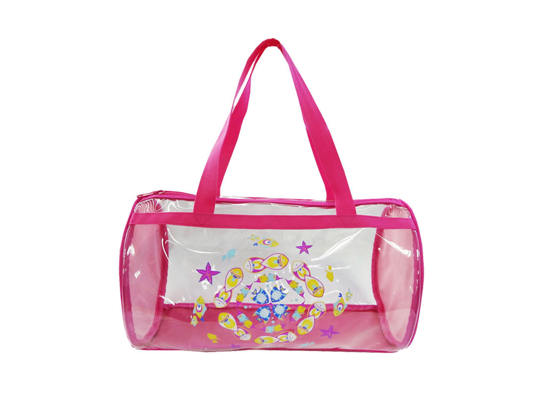 Transparent Duffel Bag with fish print for Children