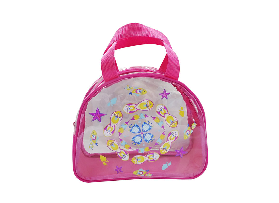 Transparent Bag with Fish Print for Children