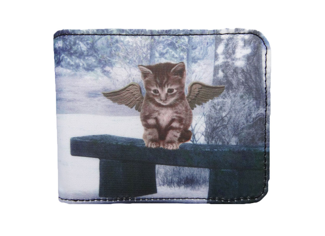 Sublimation Wallet with Cat Printing