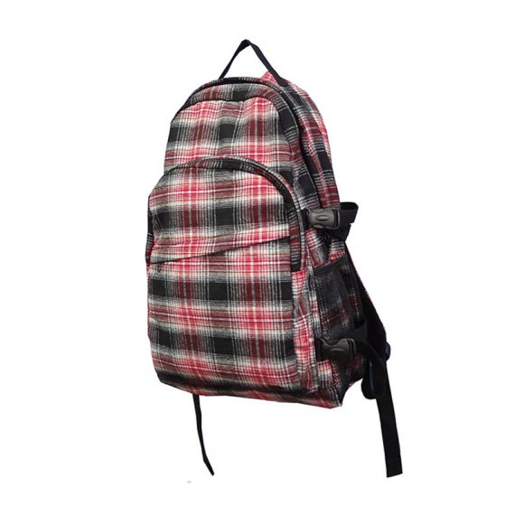 Plaid Backpack for Casual Use