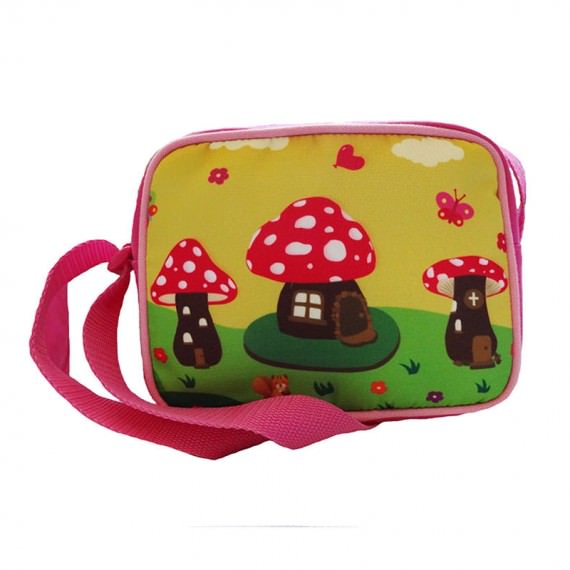 Mushroom House Shoulder Bag for children