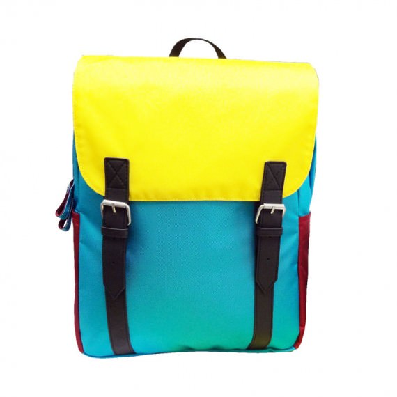 Colorful Backpack with Flap