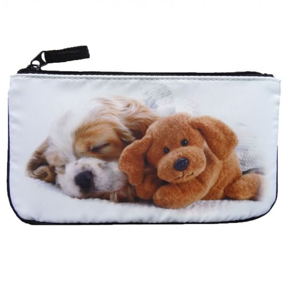 Sublimation Zipper Pouch with Dog Printing