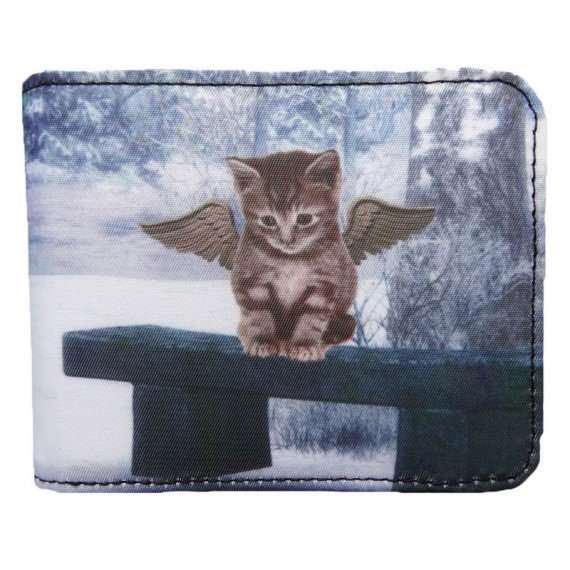 Sublimation Wallet with Cat Printing