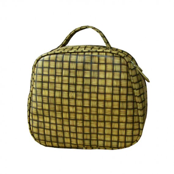 checkered Pattern cosmetic bag