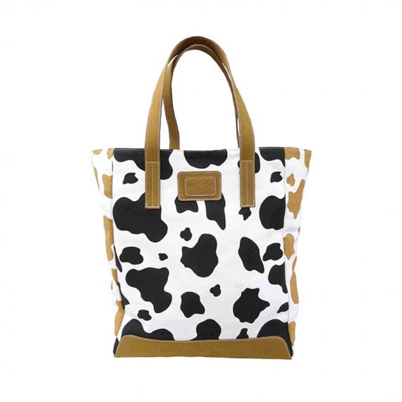 Cow Print Tote Bag