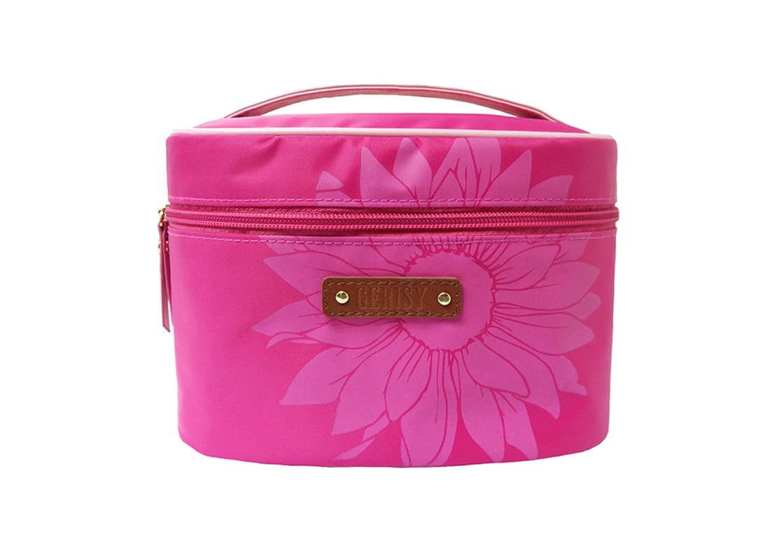 Daisy Flower Makeup Bag in Pink