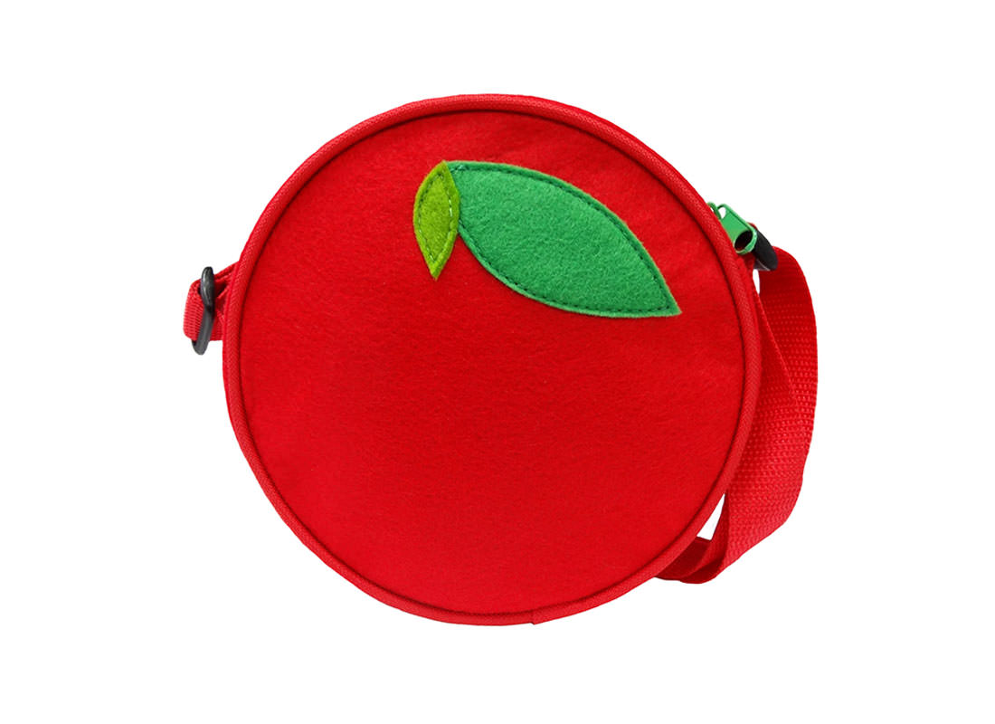 Apple Shoulder Bag for Children Back