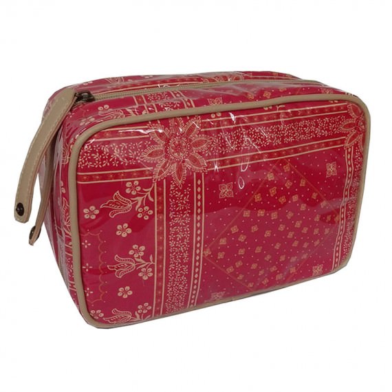 Organizer Pouch with multiple pockets in Red Color