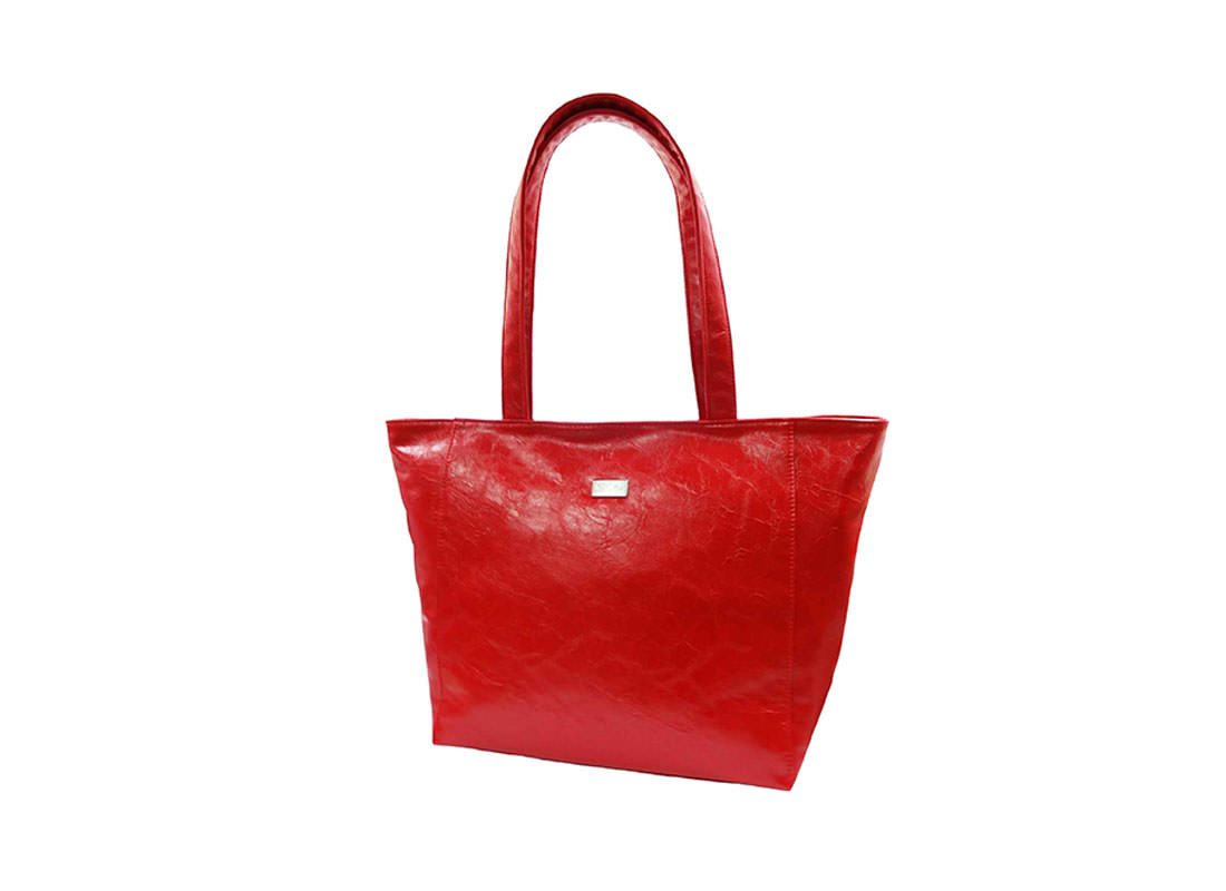 Simple Elegance red Tote handbag