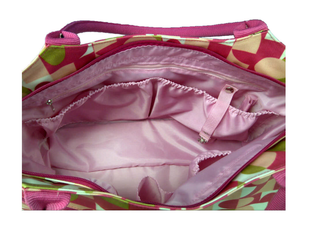 Canvas with Coating Mommy Bag interior 1
