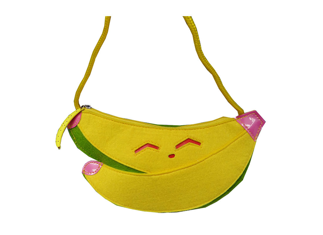 Banana Shaped Shoulder Bag for Children