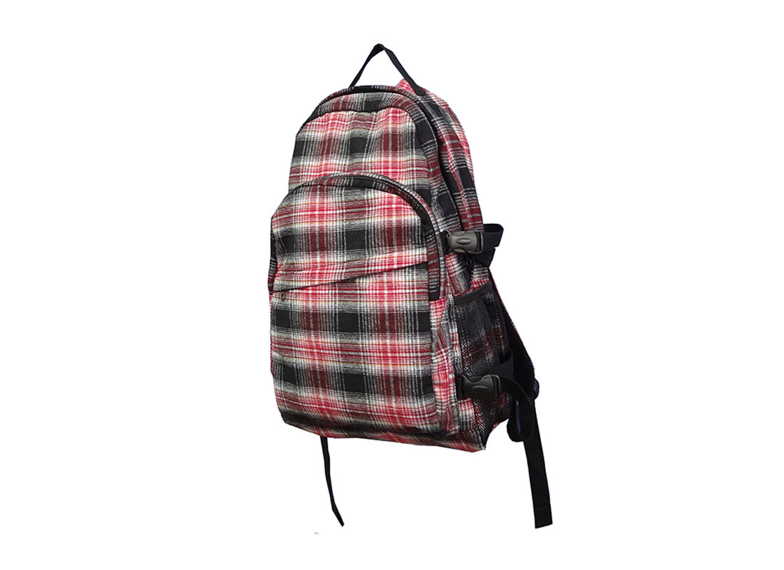 Plaid Backpack for Casual Use