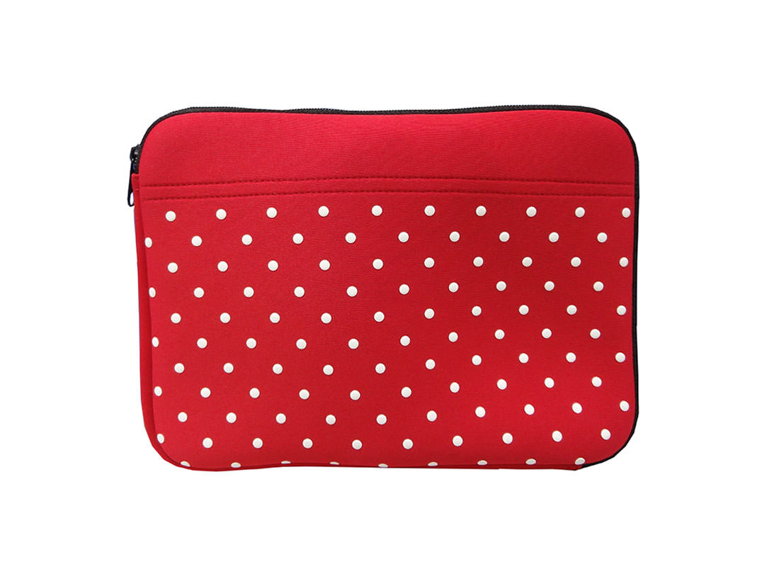 10 laptop sleeve with dot printing