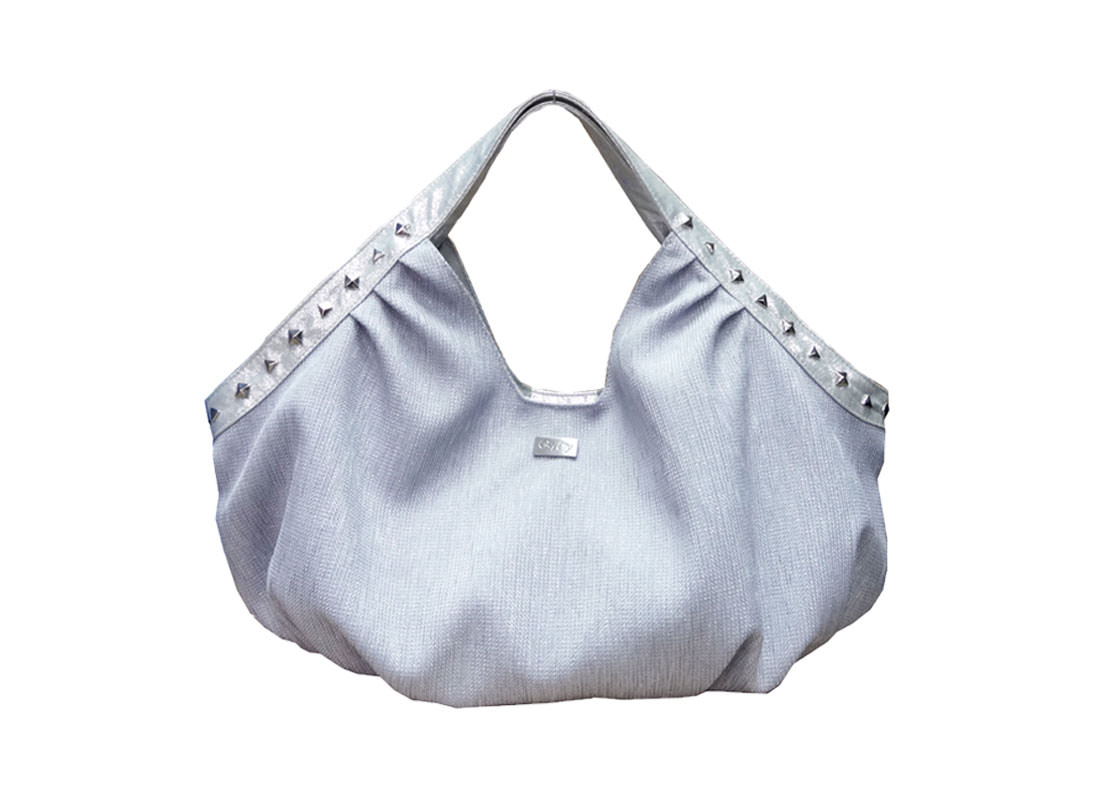 Fashion Women Handbag in Silver Color
