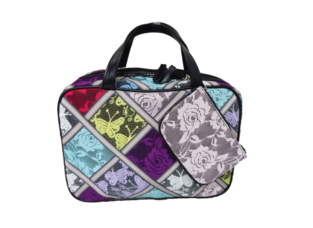 Lace Handbag with small pouch