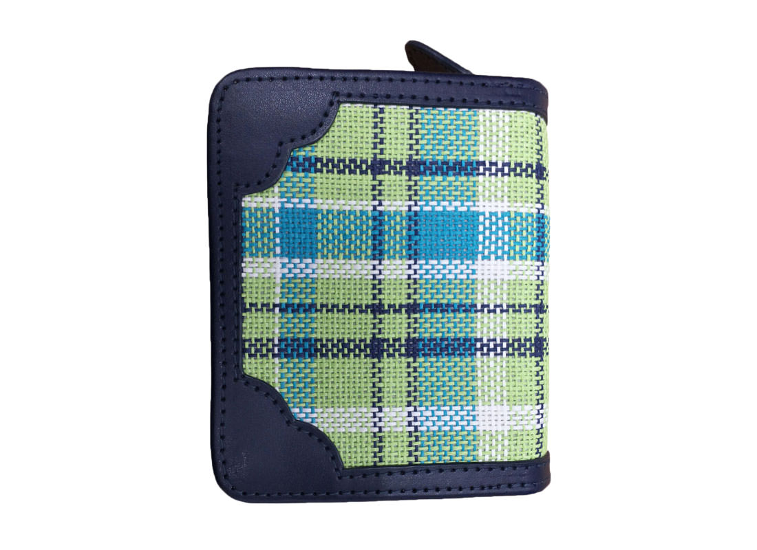 Knitted Paper Short Wallet Back