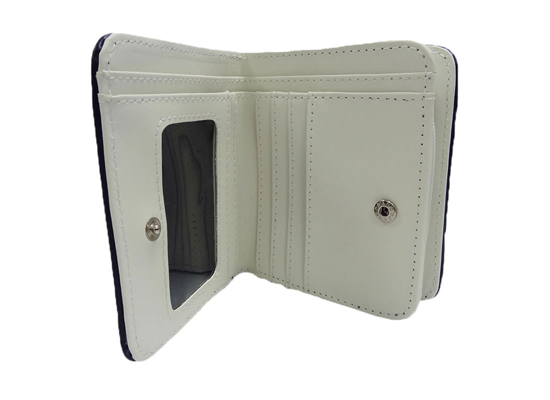 Knitted Paper Short Wallet Open
