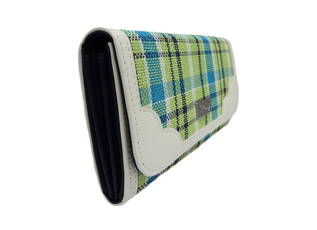 Knitted Paper Long Wallet L side
