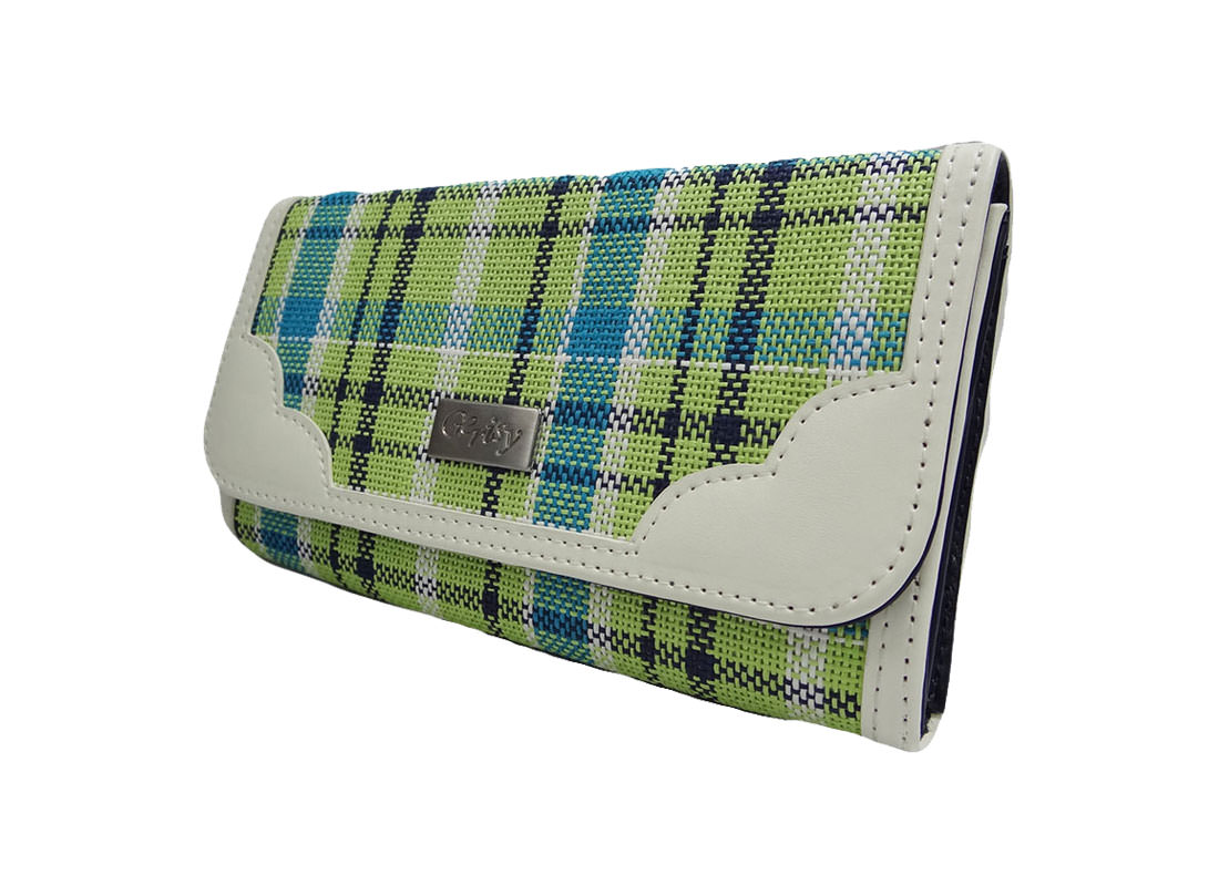 Knitted Paper Long Wallet R side