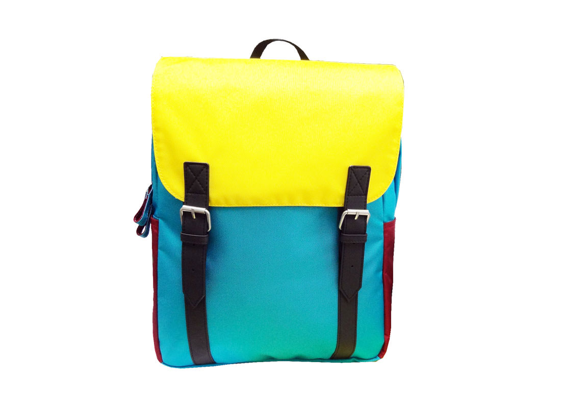 Colorful Backpack with Flap