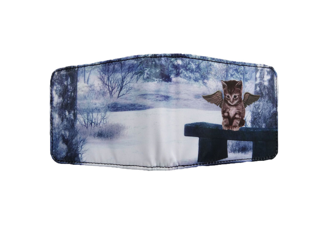 Sublimation Wallet with Cat Printing Back