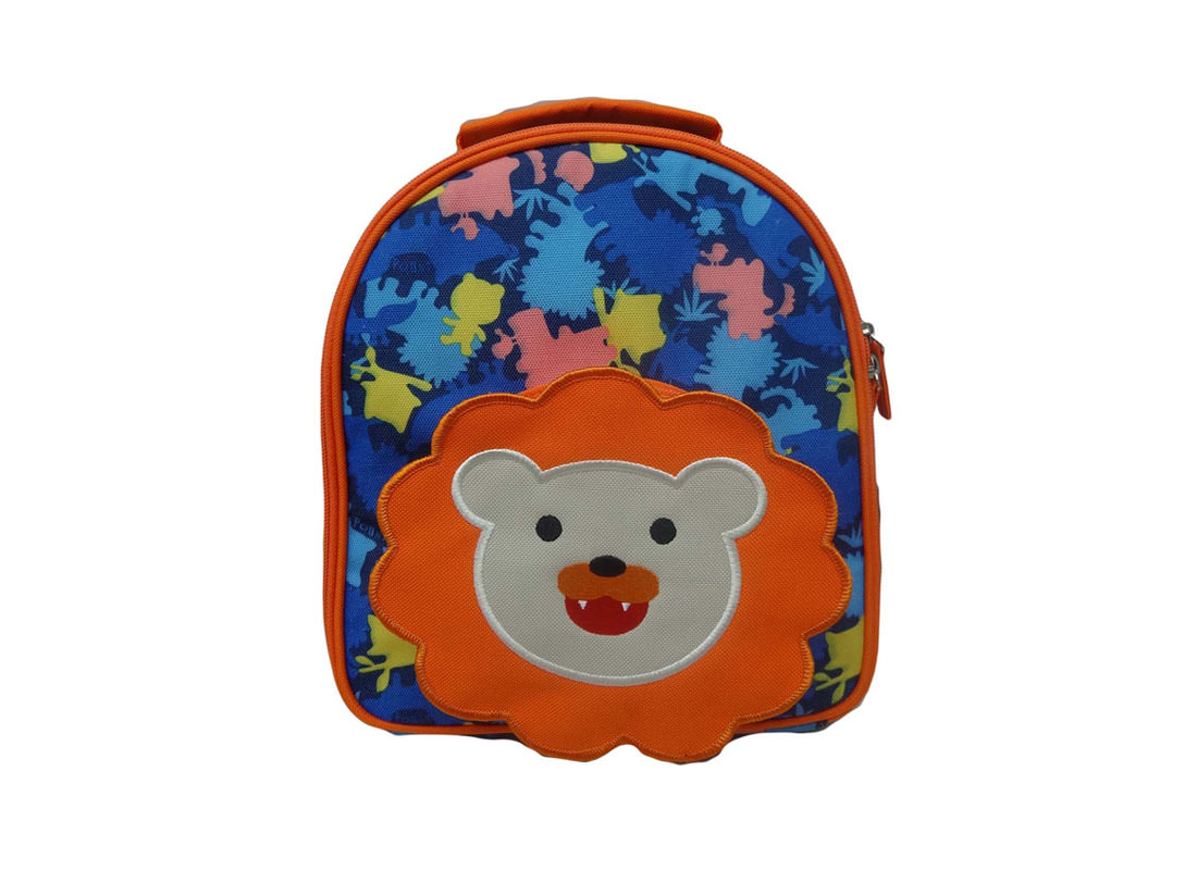 Camo Lunch Bag with Lion Front Pocket