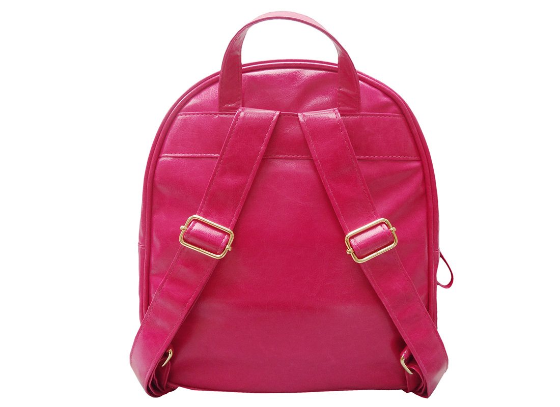 Mini Backpack for women with embossed graphic back
