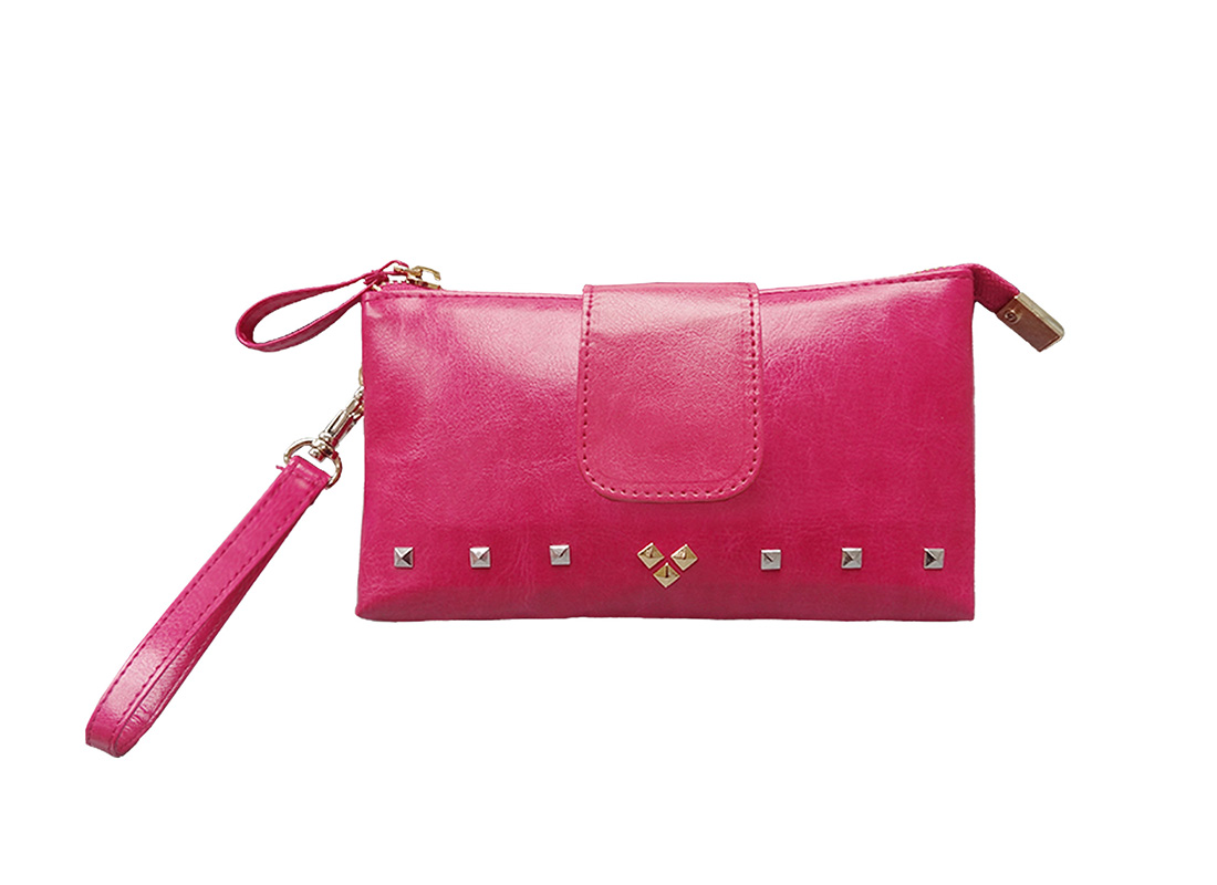 Two compartment Pouch in pink
