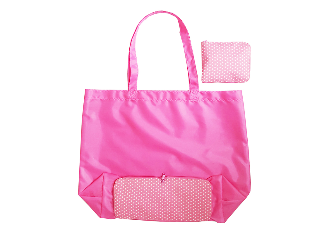 Foldable Shopping Bag in Pink