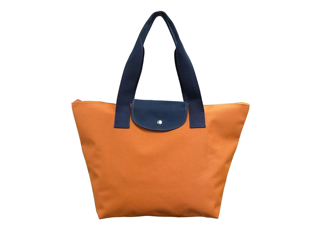 Foldable Tote in Orange