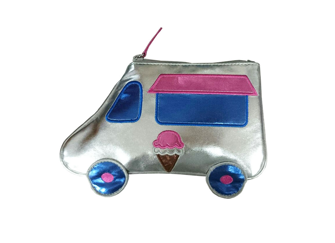 small zipper pouch in car shape