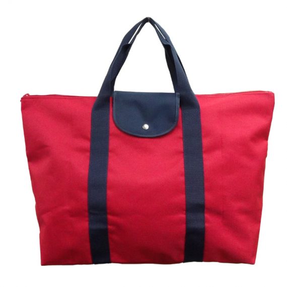 Foldable Tote Bag in Red