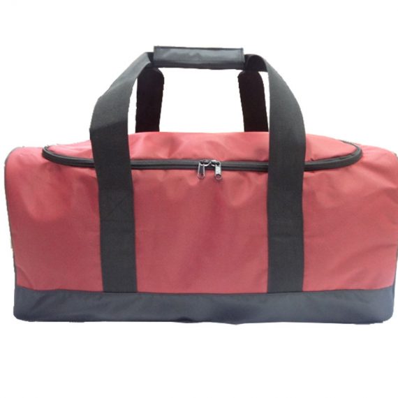 Large Travel Duffel Bag in Red