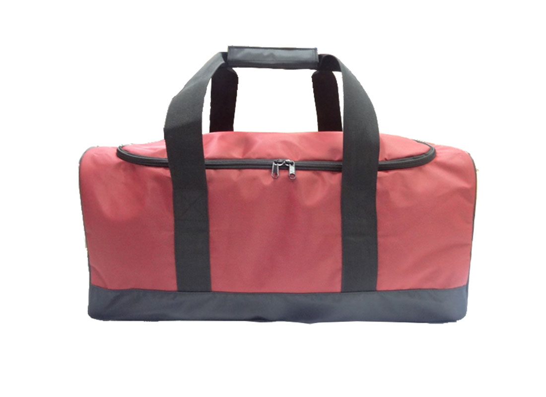 Large Travel Duffel Bag in Red