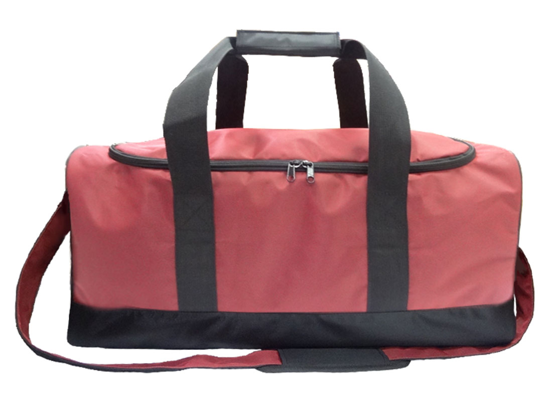 Large Travel Duffel Bag in Red Front