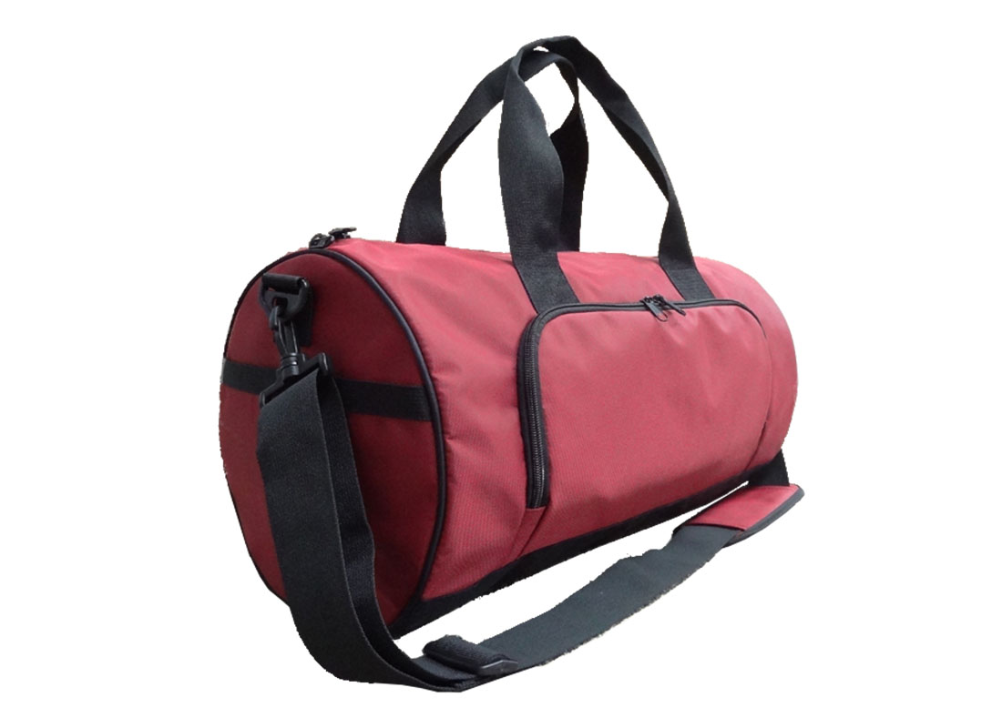 Duffel Bag for travel in Red L Side